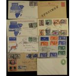 19th/20thC all reigns group of covers and unused postal stationery with 2½d & 2a postal stationery