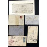 MIXED POSTAL HISTORY incl. dated 'Greenock/Ship letter' D.S, Nova Scotia Bisect, Tonga, Tristan etc.