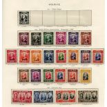 SARAWAK 1945-50 complete incl. 1945 BMA set M, 1946 Centenary set UM, 1947 Crown Colony set UM, 1948