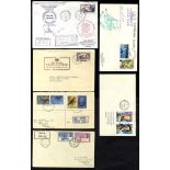 ANTARCTICA 1950's-80 covers (90+) with a mixture of frankings from Argentina, Australia, A.A.T, B.