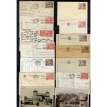 Wembley Exhibition 1924-25 collection of PPC's & postal stationery (187) housed in a modern album,