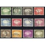 1937 Dhow set VFU, SG.1/12. (12) Cat. £800