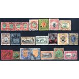 BRITISH COMMONWEALTH QV-KGV old time mainly U housed in ten spring back albums + extras on leaves.