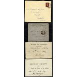 House of Commons 1866-1955 selection of eleven items incl. 1882 Par Pro Post Paid front, various