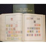 IDEAL ALBUMS - 8th Edition (2 volumes) containing a pre-1928 collection of mixed M & U (