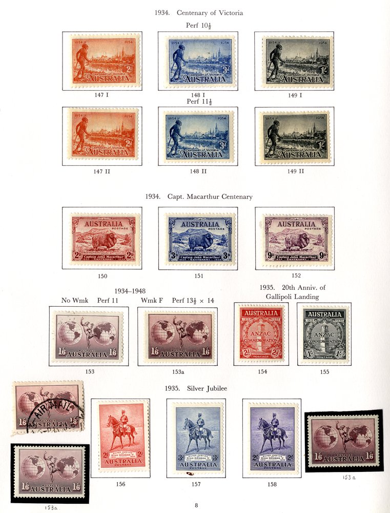 AUSTRALIA, CANADA & NEW ZEALAND three collections housed in printed albums with M & U ranges from