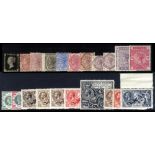 COLLECTION 1840-1951 M housed in a Lighthouse hingeless album from 1840 1d (faults), useful range of