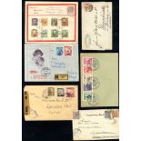 1880's-1950's covers & cards from Imperial period, inflation, stationery, post WWII Occupation