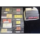 BRITISH COMMONWEALTH STAMP BOOKLETS stock housed in protectors each being tagged with SG number &