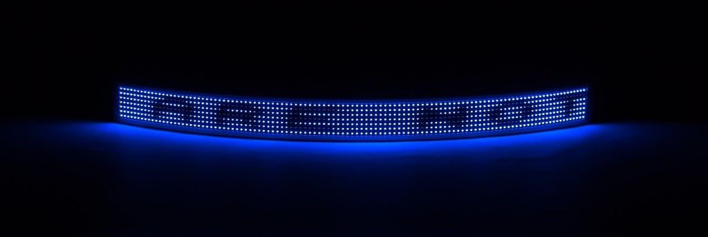 Jenny Holzer (American, born 1950) "Blue Curve". - Image 7 of 9