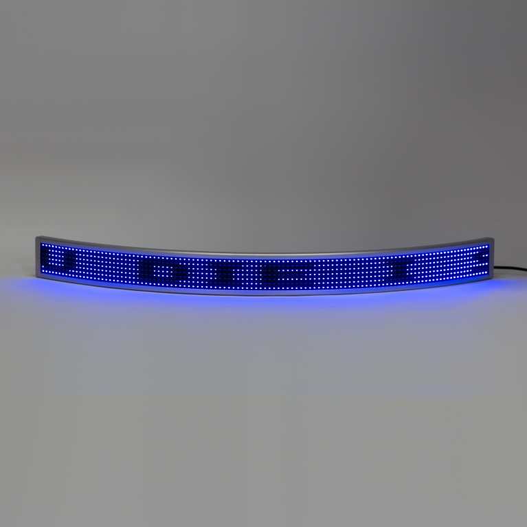 Jenny Holzer (American, born 1950) "Blue Curve". - Image 3 of 9