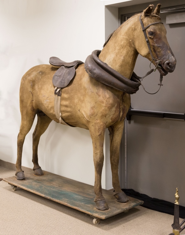 Tack Shop Horse Display. Tack Shop Horse Display . Total Height 6' 8" L 7'. Online bidding