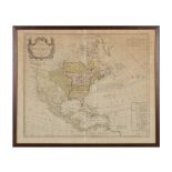 Map of North America by J. Palairet. c. 1765 . Some toning, otherwise very good . 21" x 26". A