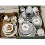 A china teaset Seyei with other cups and plates.