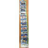 12 x Mattel Hot Wheels 2008 Treasure Hunt T-Hunt models, numbers 1-12. M and carded.