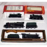 HORNBY/MAINLINE 4 x Locomotives - Hornby R041 GWR Gloss Green 0-6-0 PT # 8751 - service required