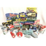 Quantity of TV/ film related diecast models by Matchbox, Lledo and others, includes Gerry Anderson