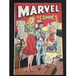 Marvel Mystery Comics Vol.1 No.87 1948 issue, Golden Age, features Captain America and The Human