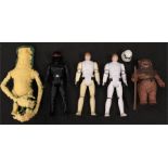 Five Kenner Star Wars 'Last 17' action figures: Romba with Ewok Spear (incorrect hood?); Imperial