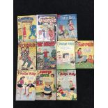 Selection of early comics, c.1940's/50s: Vic Verity Magazine No.6; Tip Topper No.15; 4 x United