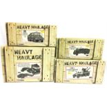 Four Corgi Heavy Haulage 1/50 scale models: CC12306; CC11102; CC12909; CC12304. Appear M and boxed