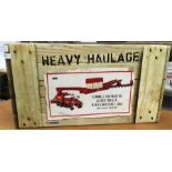 Corgi Heavy Haulage 1/50 scale CC12307 Scammell Contractor, Girder Trailer, Bogies and Crate Load '