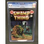 DC Swamp Thing Volume 1 No.4 1973 comic, CGC graded 8.5.