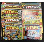 Quantity of Marvel The Titans comics. (35 approx.)