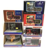 Seven Corgi 1/50 scale tractor units, includes Truckfest series. Appear M and boxed.