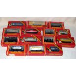 HORNBY 14 x Private Owner Gods Wagons, Hoppers and Tankers - R002/004/007/015/020/105/118/119/142 (