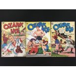 Three Standard Ozark Ike comics, Ray Gotto, Golden Age c.1948-1950: #B11; #13; #18. Conditions vary,