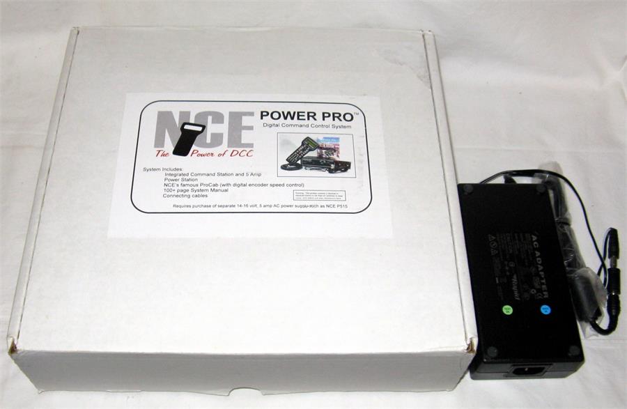 NCE 524001 Integrated Command Station, 5a Power Station, PROCAB with Digital encoder speed