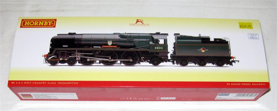 HORNBY R3203 BR Green rebuilt West Country 4-6-2 'Okehampton' - DCC Ready - Mint Boxed with