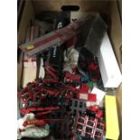 Quantity of Corgi 1/50 scale truck tractor units, trailers and loads for spares/ repair. Unboxed and