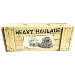 Corgi Heavy Haulage 1/50 scale CC12413 Volvo FH 2 Axle Low Loader and Boat Load - Van De Wetering