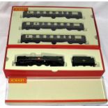 HORNBY R1038 'The Venice Simplon Orient Express' Boxed Set comprising a BR Green rebuilt Merchant