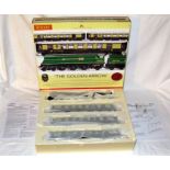 HORNBY R2369 'The Golden Arrow' Train Pack comprising a BR Malachite Green Battle of Britain Class