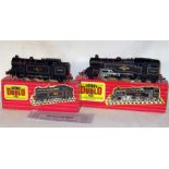 HORNBY DUBLO 2 x BR Black Tank Locomotives -2218 Standard Class 4MT 2-6-4T # 80033 - Near Mint in an