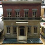 Late 19th/ early 20th Century Silber and Fleming Style Doll's House: large box back house with