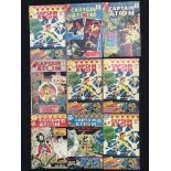 Charlton Comics Captain Atom, Silver Age c.1965-1967: Vol.1 #76; #77; Vol.2 #81; 3 x #83; #86.