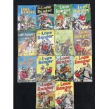 14 x Dell The Lone Ranger Golden Age comics, includes Four Colour 1940's issues #82 and #98 and Dell