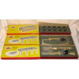 HORNBY DUBLO 5005 2 Road Shed - MInt Boxed and 2 x 5006 Engine Shed Extension Kits - both Near