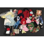 Quantity of Mattel Barbie, Skipper and other fashion doll clothing, includes: Barbie 'Its Cold