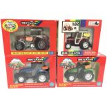 Four Britains Farm Tractors: 9496 Deutz DX 4.57 Tractor; 9501 Massey Ferguson MF 3680 Tractor;