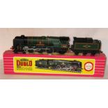 HORNBY DUBLO 2235 BR Green West Country 4-6-2 'Barnstaple'. Minor lining loss one cab side and at