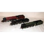 HORNBY and AIRFIX - 3 x Locomotives - Hornby Black Class 2P 4-4-0 # 40604 weathered edition - Near