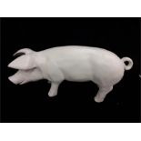 A resin shop pig.