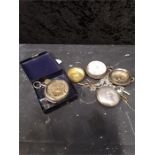 Various antique pocket watches/parts.