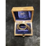 A Georgian gold Memorial ring MG Sanderson died 13th June mounted a carved cameo flower in