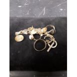 A quantity of gold jewellery, rings etc.